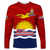 Kiribati 43rd Independence Celebrations Long Sleeve Shirt - LT12 Unisex Blue - Polynesian Pride