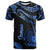 Samoa Polynesian T Shirt Poly Tattoo Blue Version Unisex Blue - Polynesian Pride