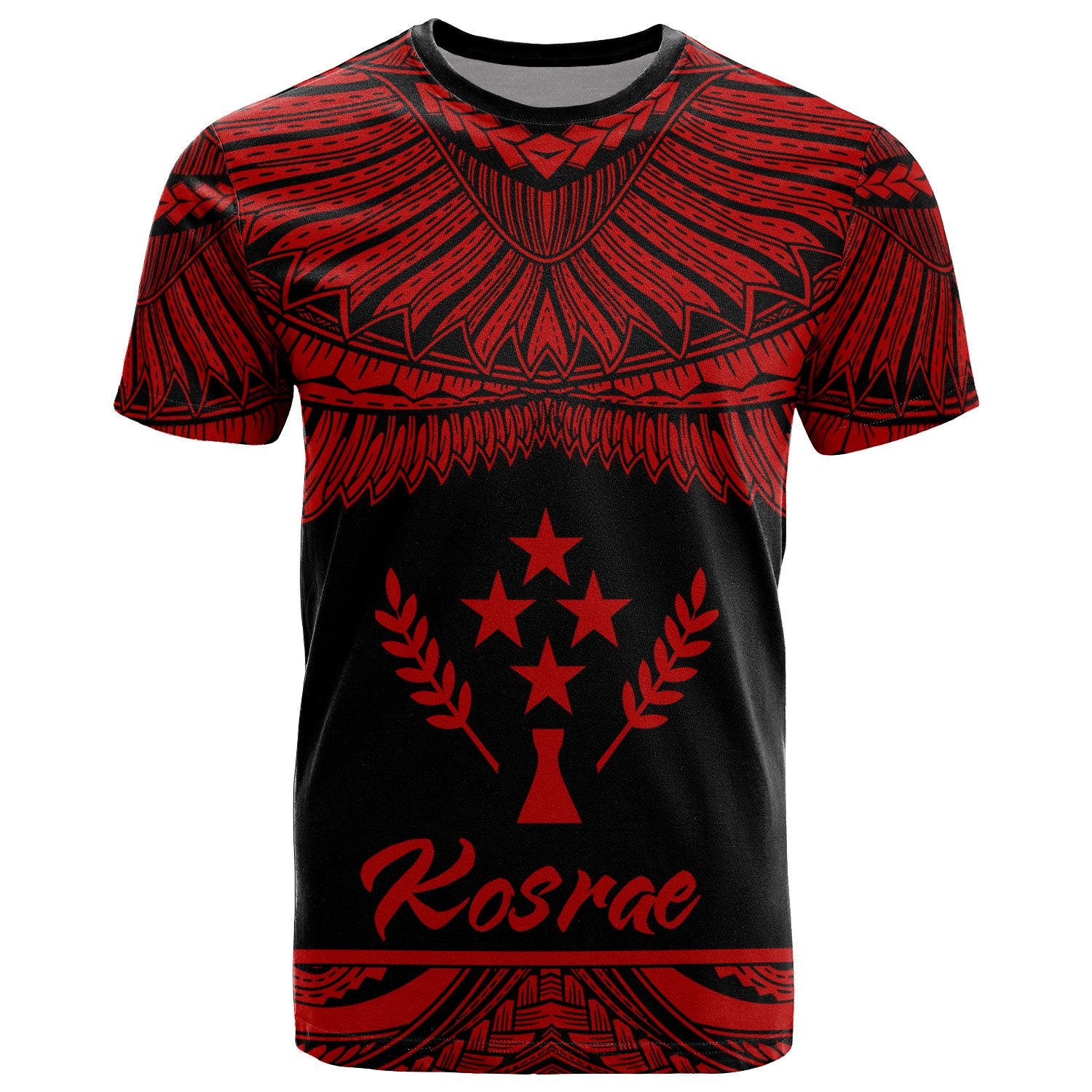 Kosrae Micronesia T Shirt Micronesia Pride Red Version Unisex Red - Polynesian Pride