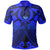 Pohnpei Custom Polo Shirt Blue Seal with Polynesian Tattoo Unisex Blue - Polynesian Pride