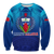 (Custom Personalised) Manu Samoa Legend Sweatshirt - LT12 Unisex Blue - Polynesian Pride