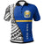 Nauru Custom Polo Shirt Coat Of Arm and Polynesian Patterns Unisex Blue - Polynesian Pride