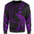 Yap Polynesian Sweater - Purple Tribal Wave Unisex Purple - Polynesian Pride