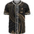 Yap Micronesia Baseball Shirt - Gold Tribal Wave Unisex Gold - Polynesian Pride