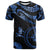 Yap Micronesia T Shirt Polynesian Tattoo Blue Version Unisex Blue - Polynesian Pride