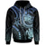 New Caledonia Custom Hoodie Blue Turtle Unisex Blue - Polynesian Pride