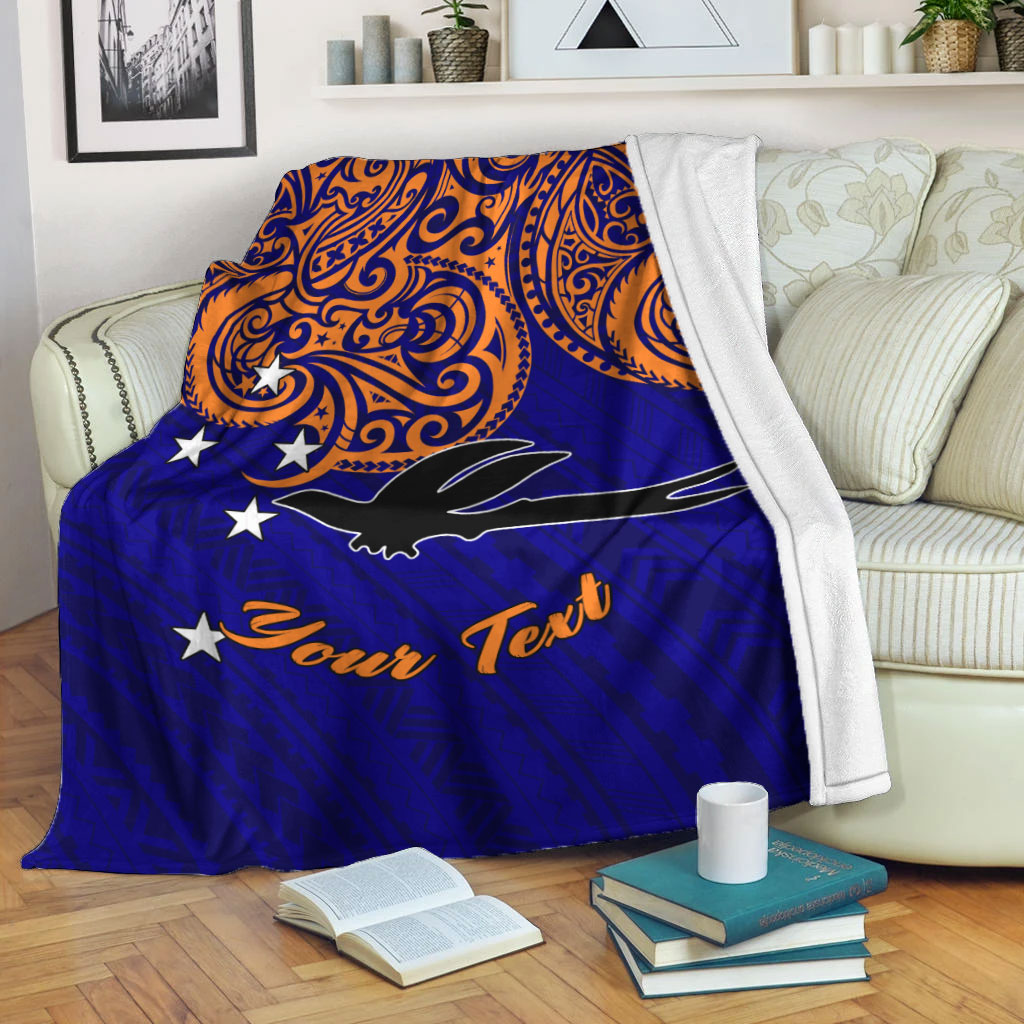 (Custom Personalised) Papua New Guinea New Ireland Pride Blanket - LT12 White - Polynesian Pride