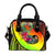 Pohnpei Shoulder Handbag - Polynesian Hook And Hibiscus (Raggae) - Polynesian Pride