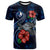 Yap Polynesian T Shirt Blue Turtle Hibiscus Unisex Blue - Polynesian Pride