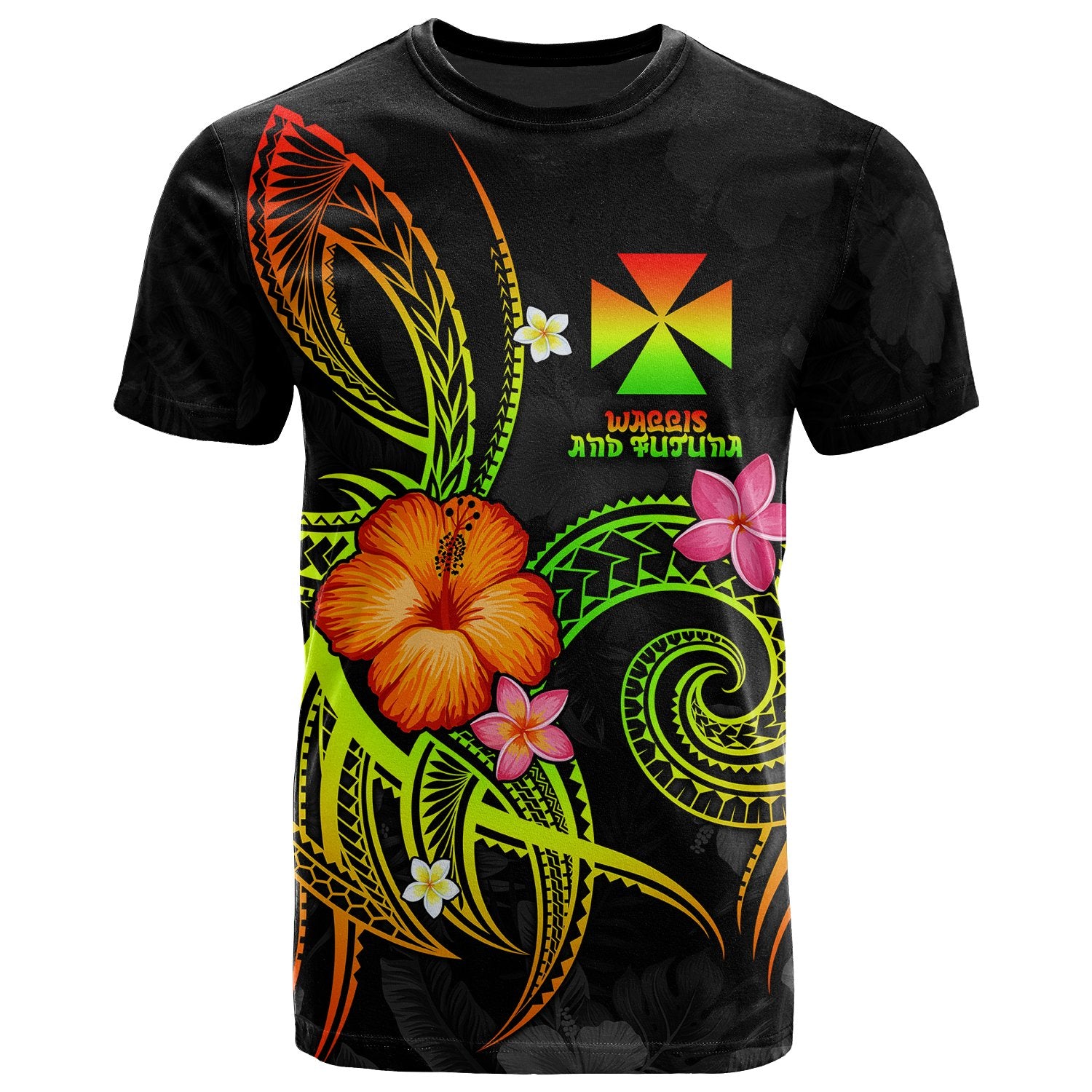 Wallis and Futuna Polynesian T Shirt Legend of Wallis and Futuna (Reggae) Unisex Art - Polynesian Pride