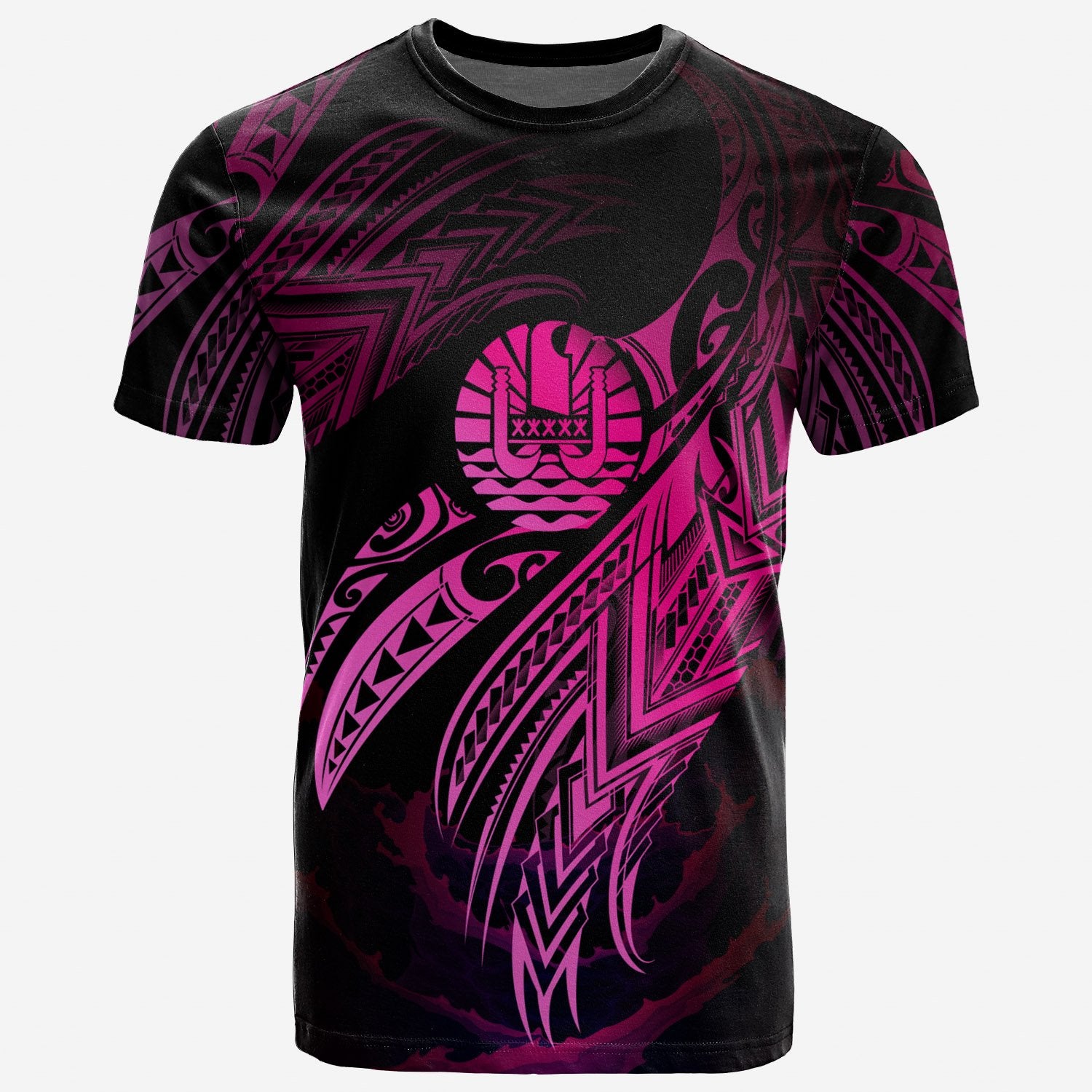 Tahiti Polynesian T Shirt Tahitian Legend Pink Version Unisex Pink - Polynesian Pride