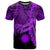 Marshall Islands Polynesian T Shirt Tribal Wave Tattoo Purple Unisex Purple - Polynesian Pride