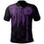 American Samoa Polo Shirt Polynesian Wings (Purple) Unisex Purple - Polynesian Pride