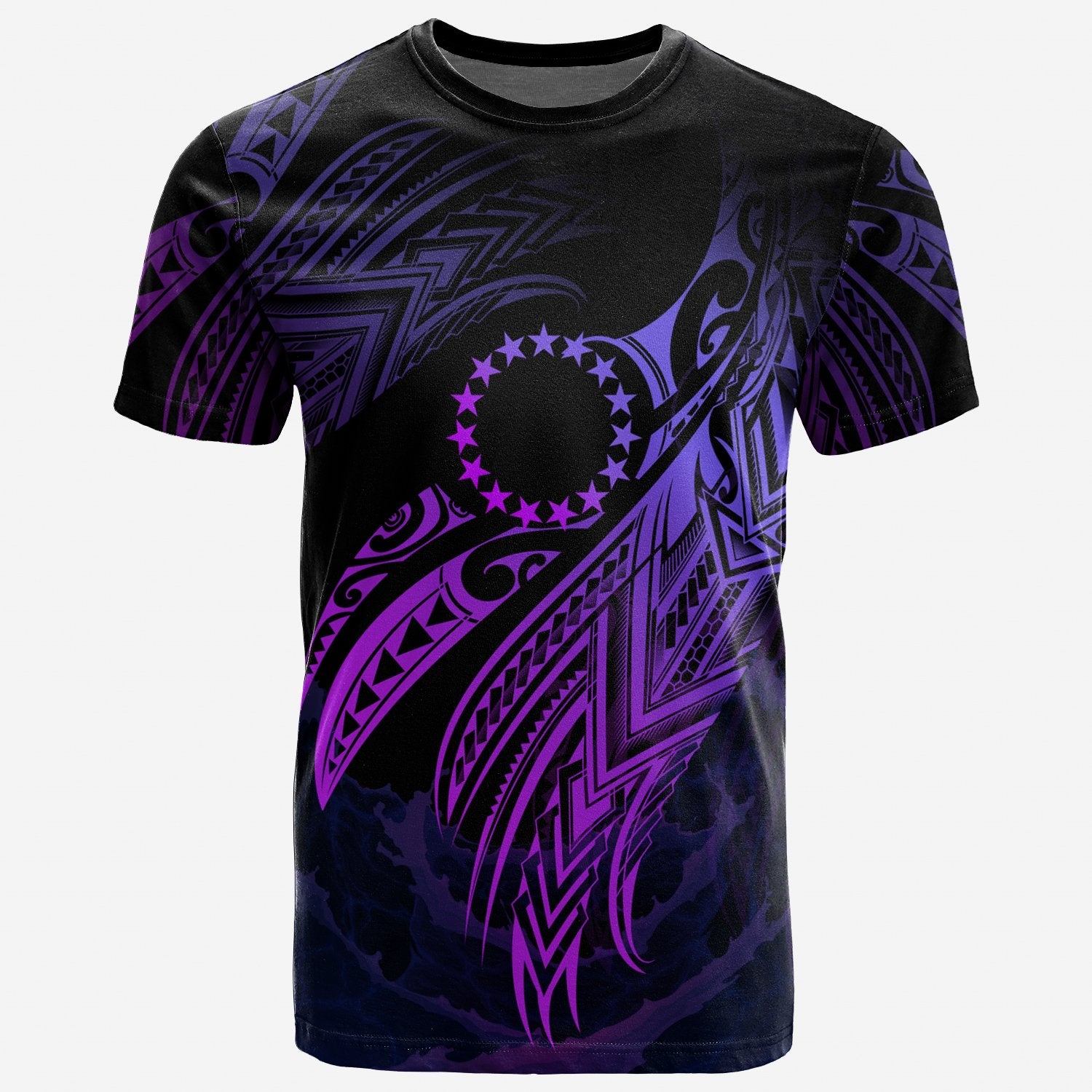 Cook Islands Polynesian T Shirt Cook Islands Legend Purple Version Unisex Purple - Polynesian Pride