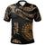 Tahiti Polo Shirt Polynesian Tattoo Gold Version Unisex Gold - Polynesian Pride