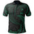 Yap Micronesia Polo Shirt Green Tribal Wave Unisex Green - Polynesian Pride