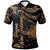 Papua New Guinea Polo Shirt Polynesian Tattoo Gold Version Unisex Gold - Polynesian Pride