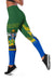 Solomon Islands Legging - Solomon Islands Coat Of Arms Special LT12 Green - Polynesian Pride