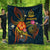 Vanuatu Polynesian Premium Quilt - Legend of Vanuatu (Blue) - Polynesian Pride