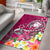 Fiji Area Rug - Turtle Plumeria (Pink) Pink - Polynesian Pride