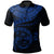 Fiji Polynesian Polo Shirt Fiji Waves (Blue) Unisex Blue - Polynesian Pride