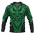 Polynesian Hoodie Tattoo Tiki Green Unisex Green - Polynesian Pride