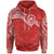 Samoa Polynesian Hoodie Red White Heart Shield Unisex RED WHITE - Polynesian Pride