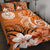 Tahiti Quilt Bed Set - Tahitians Spirit Orange - Polynesian Pride