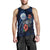 Federated States Of Micronesia Polynesian Men Tank Top - Blue Turtle Hibiscus - Polynesian Pride