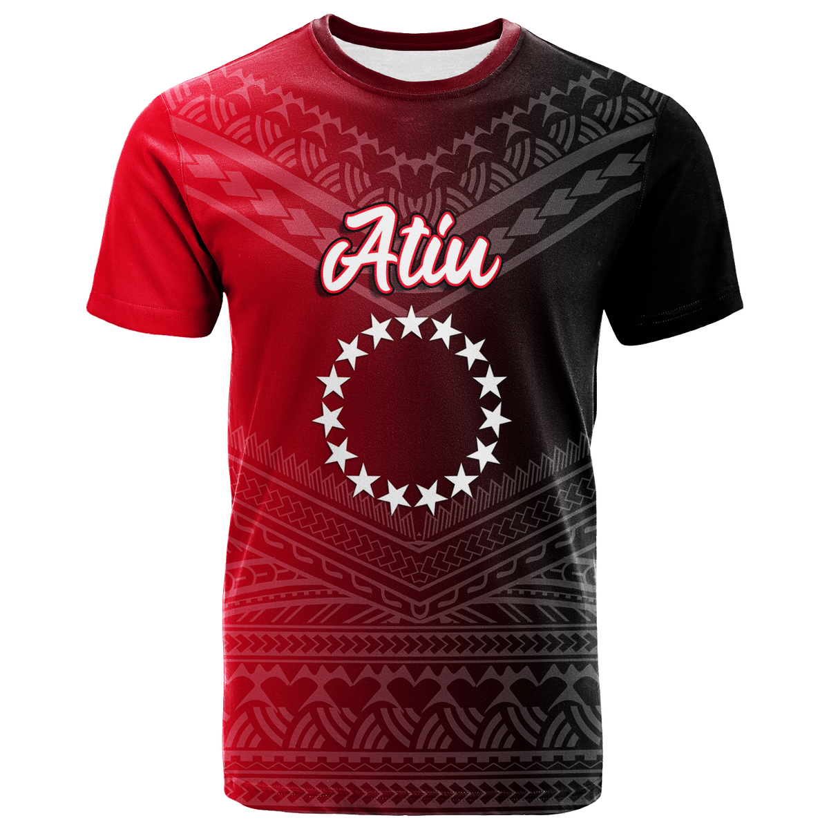 Custom Atiu Cook Islands Pride T Shirt LT12 Unisex Black - Polynesian Pride