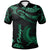 Pohnpei Micronesia Polo Shirt Polynesian Tattoo Green Version Unisex Green - Polynesian Pride