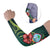 Guam Polynesian Arm Sleeve (Set of 2) - Hibiscus With Seal Set of 2 BLACK - Polynesian Pride