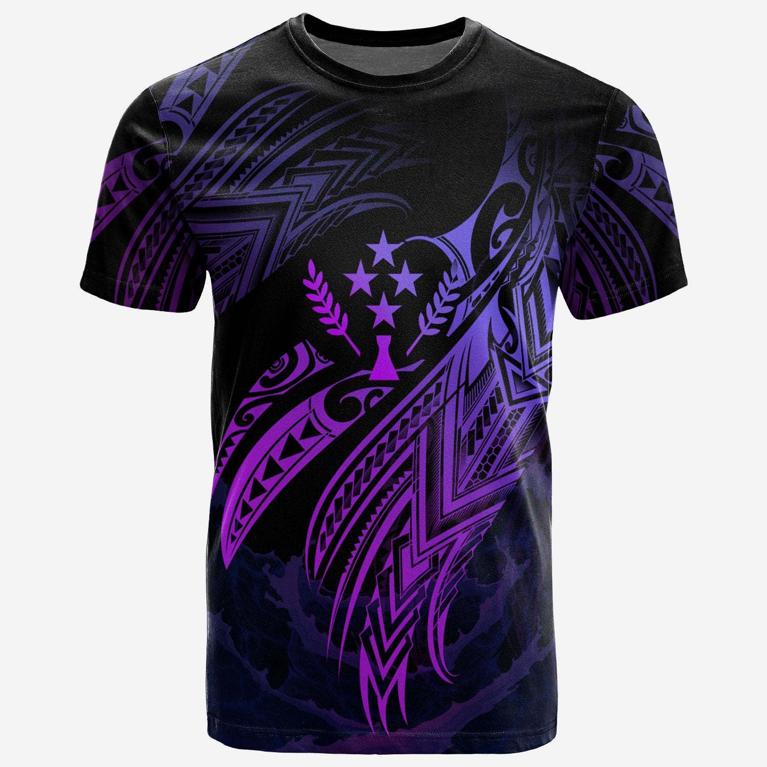 Kosrae Micronesia T Shirt Kosrae Legend Purple Version Unisex Purple - Polynesian Pride