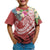 Tahiti Polynesian T Shirt Summer Plumeria (Red) - Polynesian Pride