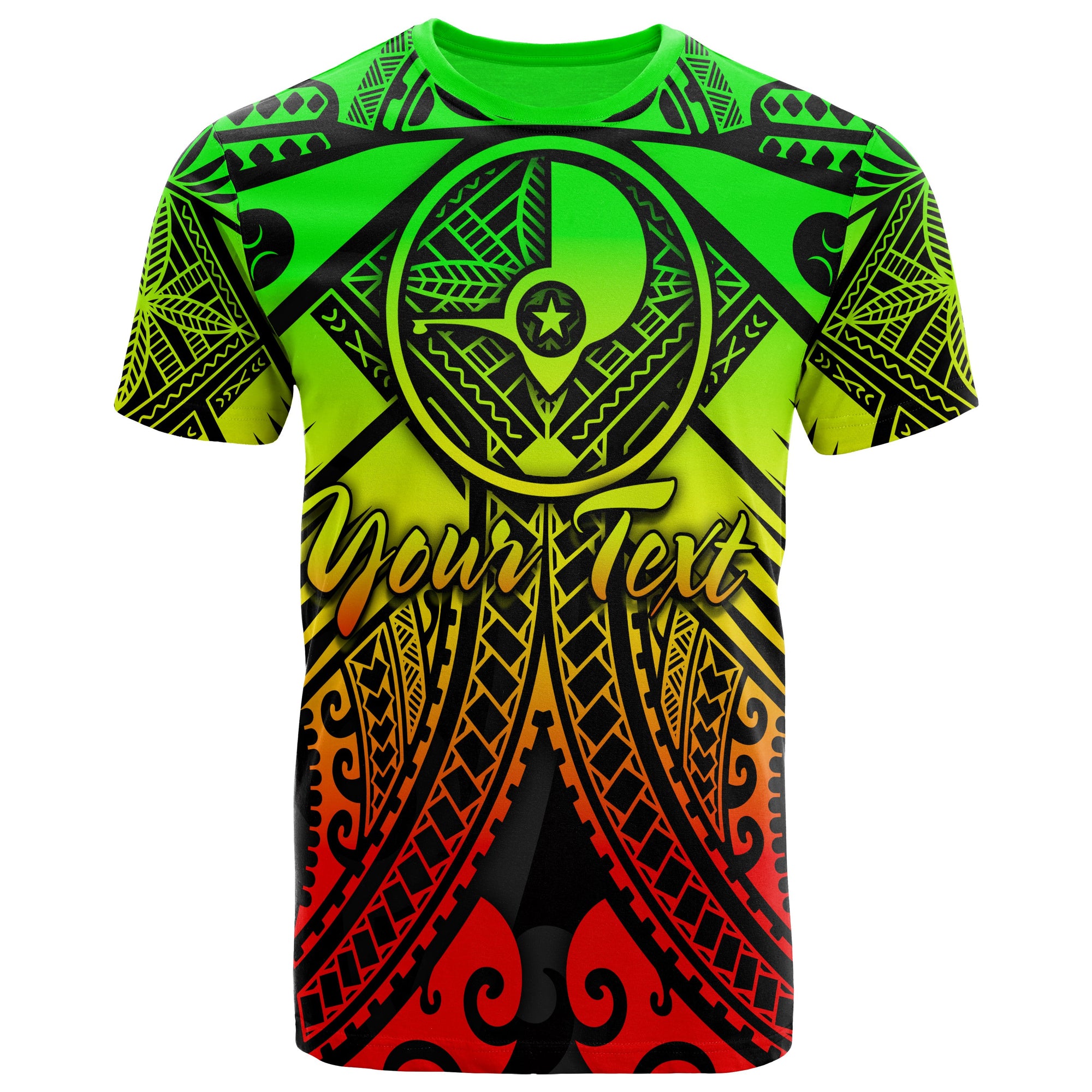 Yap Custom T Shirt Reggae Seal with Polynesian Tattoo Unisex Reggae - Polynesian Pride