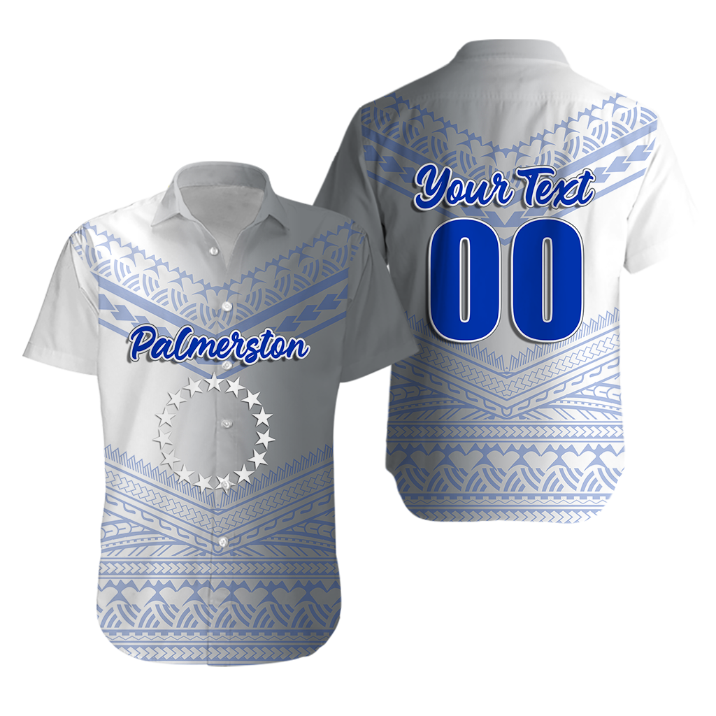 Custom Palmerston Cook Islands Pride Hawaiian Shirt LT12 Unisex White - Polynesian Pride