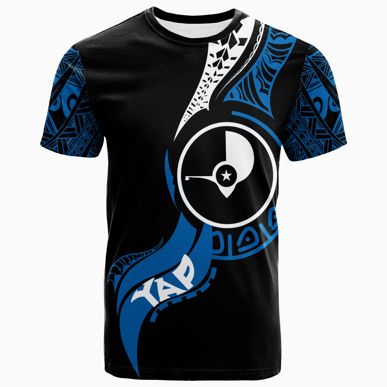 Yap T Shirt Micronesia Pride LT12 Unisex Black - Polynesian Pride