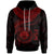 Federated States of Micronesia Polynesian Hoodie FSM Waves (Red) Unisex Red - Polynesian Pride