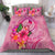 Yap Polynesian Bedding Set - Floral With Seal Pink Pink - Polynesian Pride