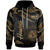 Hawaii Hoodie Polynesian Tattoo Gold Version Unisex Gold - Polynesian Pride