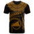 Tokelau Polynesian T Shirt Tokelau Waves (Golden) Unisex Golden - Polynesian Pride