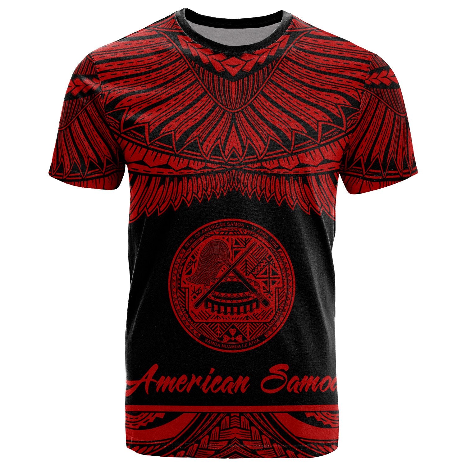 American Samoa Polynesian T Shirt American Samoa Pride Red Version Unisex Red - Polynesian Pride