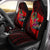 Pohnpei Car Seat Covers - Polynesian Hook And Hibiscus (Red) Universal Fit Reggae - Polynesian Pride