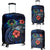 Pohnpei Polynesian Luggage Cover - Blue Turtle Hibiscus Blue - Polynesian Pride