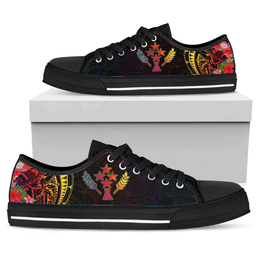 Kosrae State Low Top Shoes - Tropical Hippie Style - Polynesian Pride