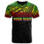 Poly Custom T shirt Polynesian Reggae Version Unisex Black - Polynesian Pride