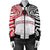 Hawaii Bomber Jacket - Kanaka Lahainaluna High School Women's Bomber Jacket Demodern Style AH White - Polynesian Pride