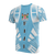 Fiji T Shirt Fijian Coat of Arms Polynesian Tattoo Light Blue Style Unisex SkyBlue - Polynesian Pride