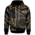 Cook Islands Hoodie Polynesian Tattoo Gold Version Unisex Gold - Polynesian Pride