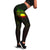 Nauru Polynesian Women's Legging - Reggae Turtle Hibiscus Flower Frame - Polynesian Pride